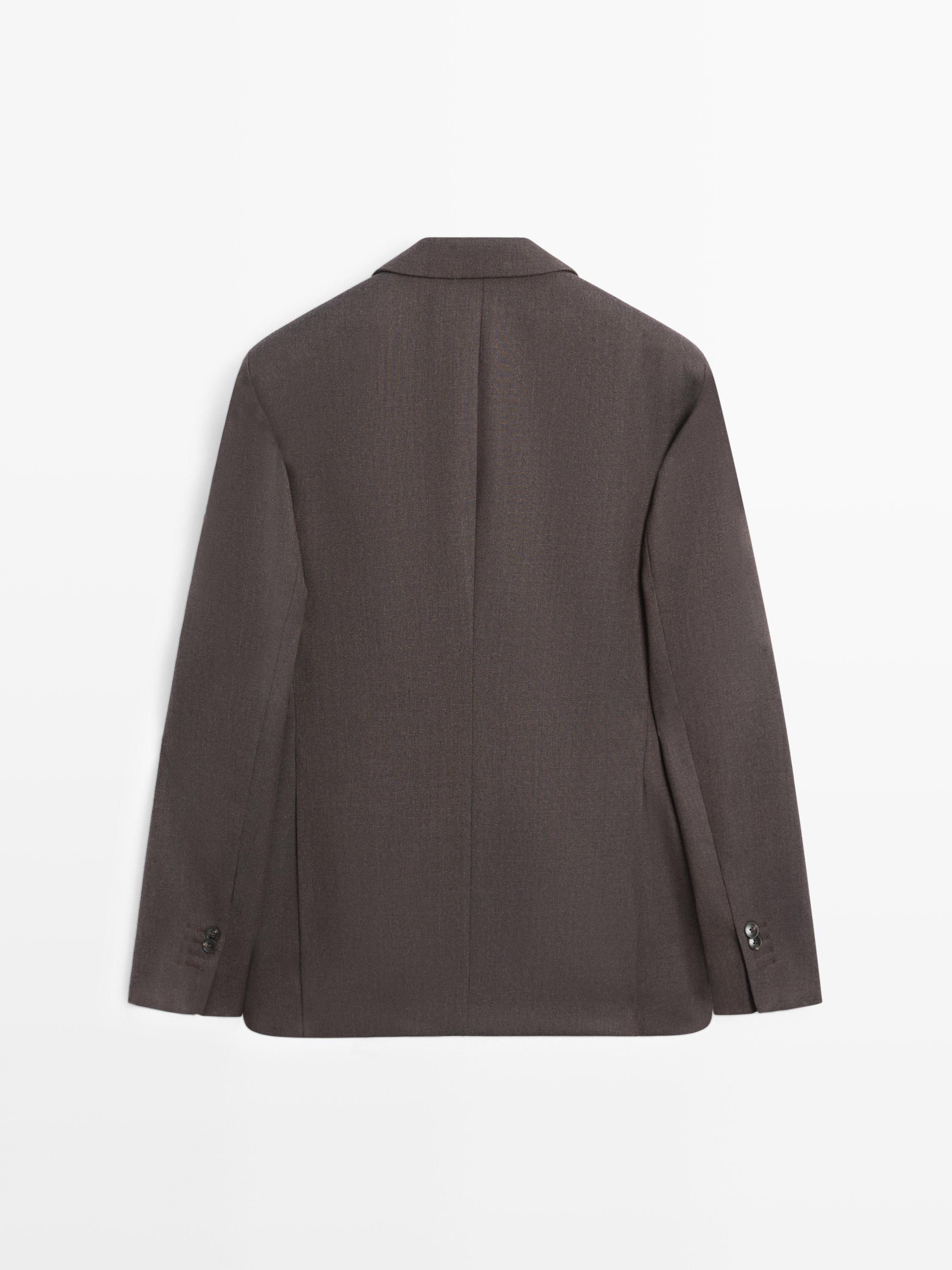 100% wool tailored blazer